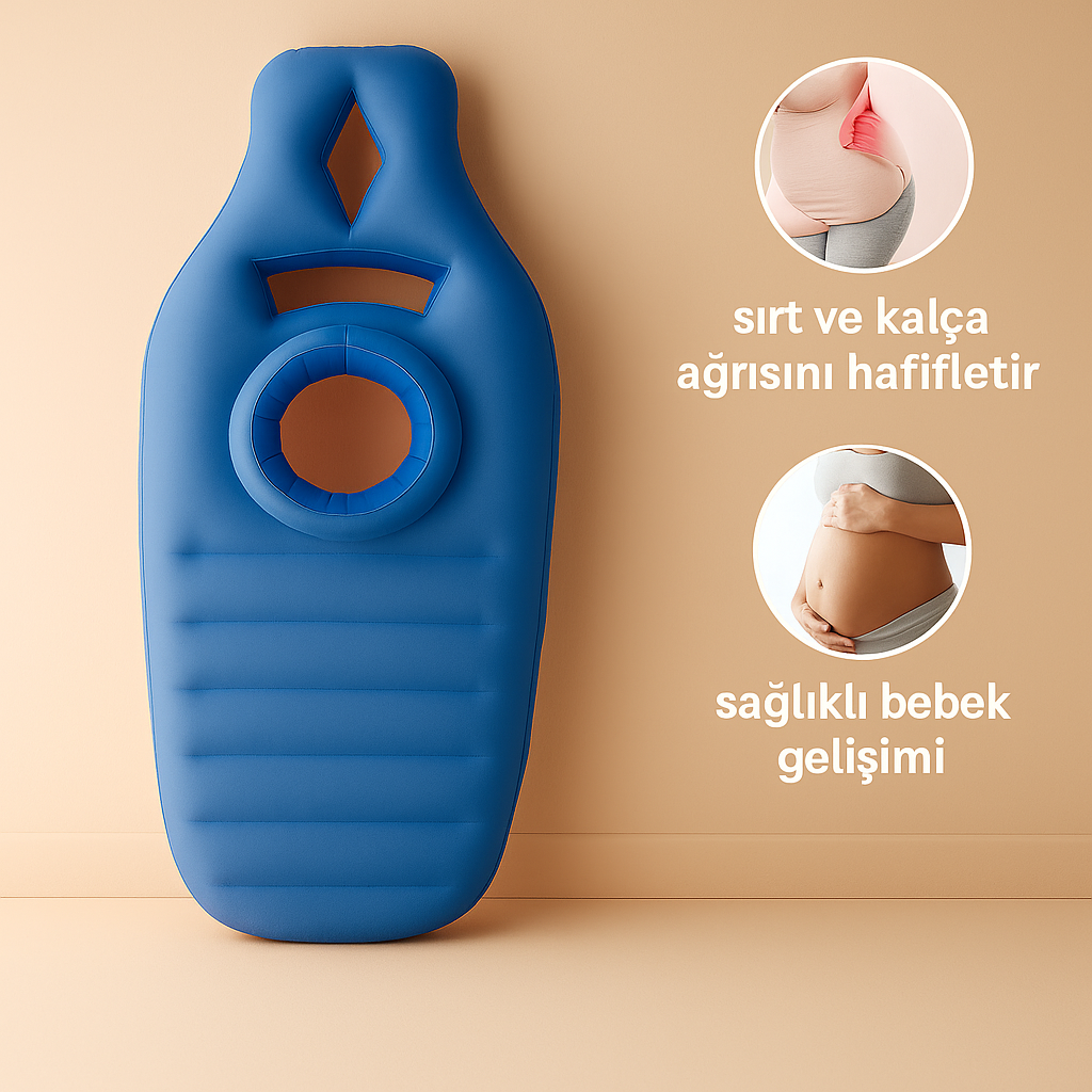 Hamile Destek Yatağı (+Şişirme Pompası)